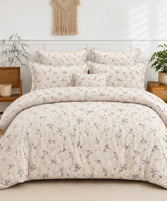 Moon Drape Quilt Bedding Set (4 Pcs) – Wildflower Whisper