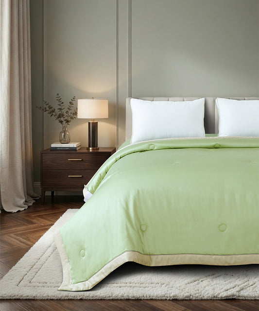Crochet Tencel Quilt – Pistachio Glow