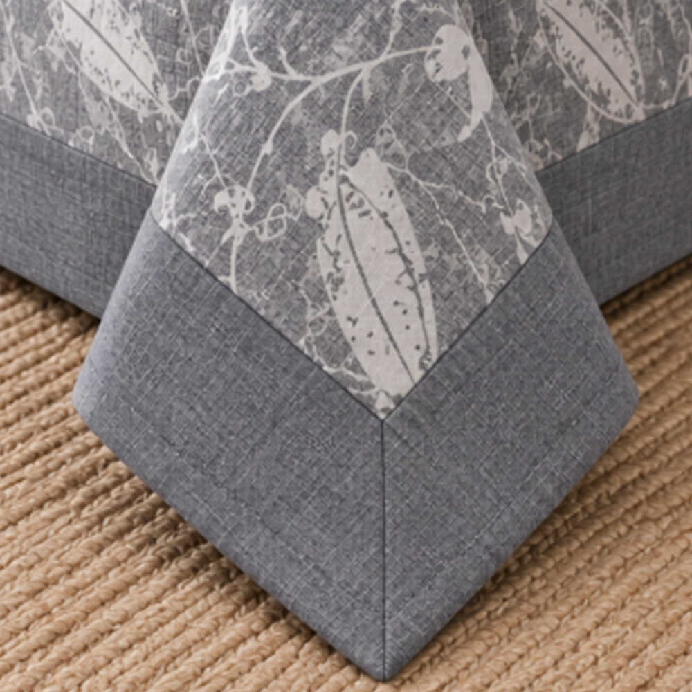 Slate Star Magnolia Linen Cotton Dohar