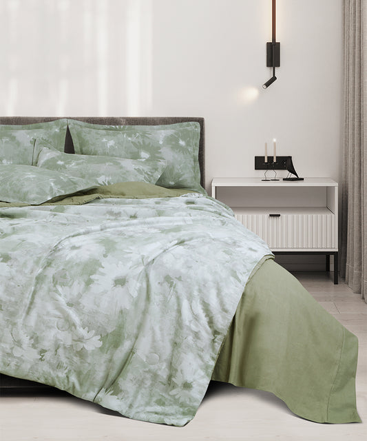 Maison Linen Bedding – Sage Bloom