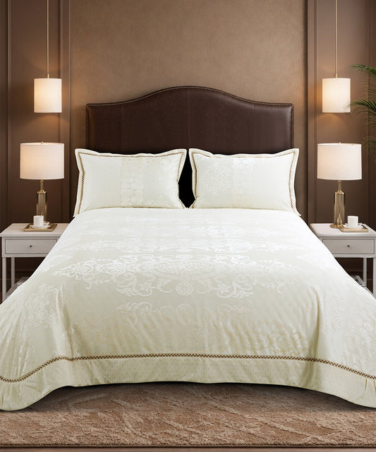 Aurelia Soft Champagne Bedcover
