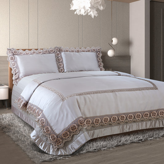 The Lase Trousseau Bedding Set - Grey