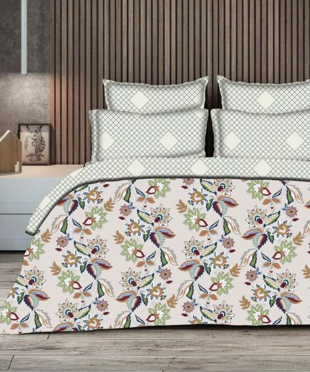 Vintage Reversible Quilt (2 Designs in 1) – Autumn Meadow