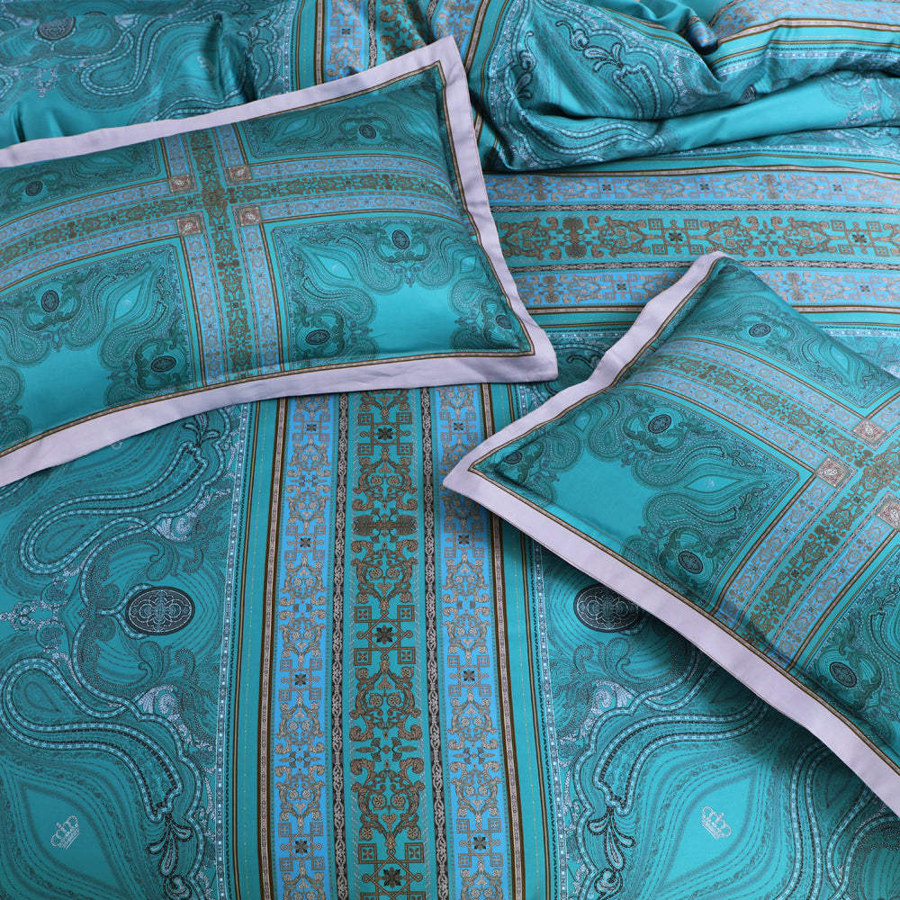 800 Thread Count Ciao Fienza – Turquoise Majesty