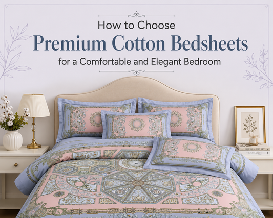 How to Choose Premium Cotton Bedsheets for a Comfortable and Elegant Bedroom