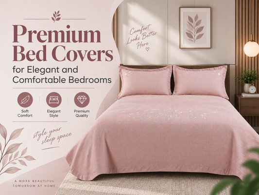 Premium Bed Covers for Elegant and Comfortable Bedrooms