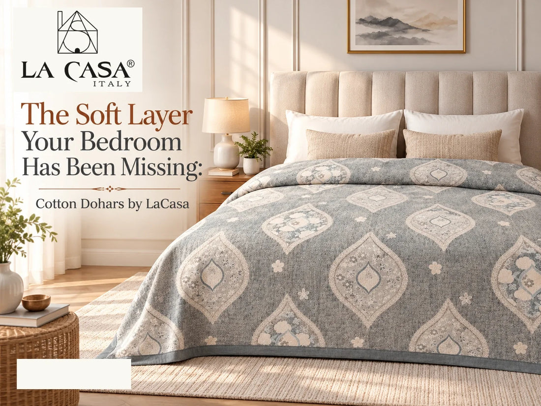 The Soft Layer Your Bedroom Has Been Missing: Cotton Dohars by LaCasa