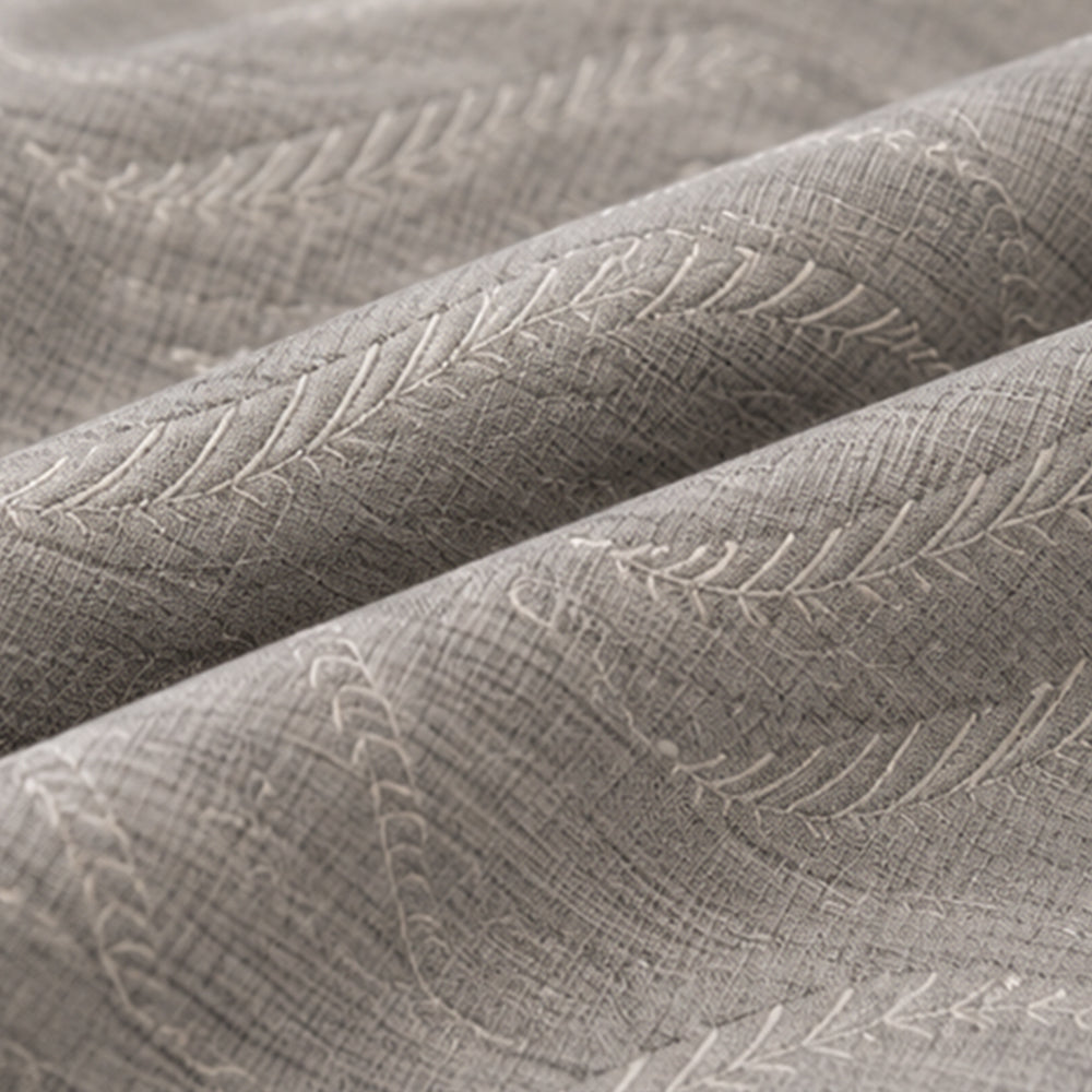 Slate Ripple Linen Cotton Dohar