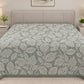 Sage Botanical Leaf Linen Cotton Dohar
