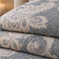 Heritage Teardrop Blue Cotton Linen Dohar