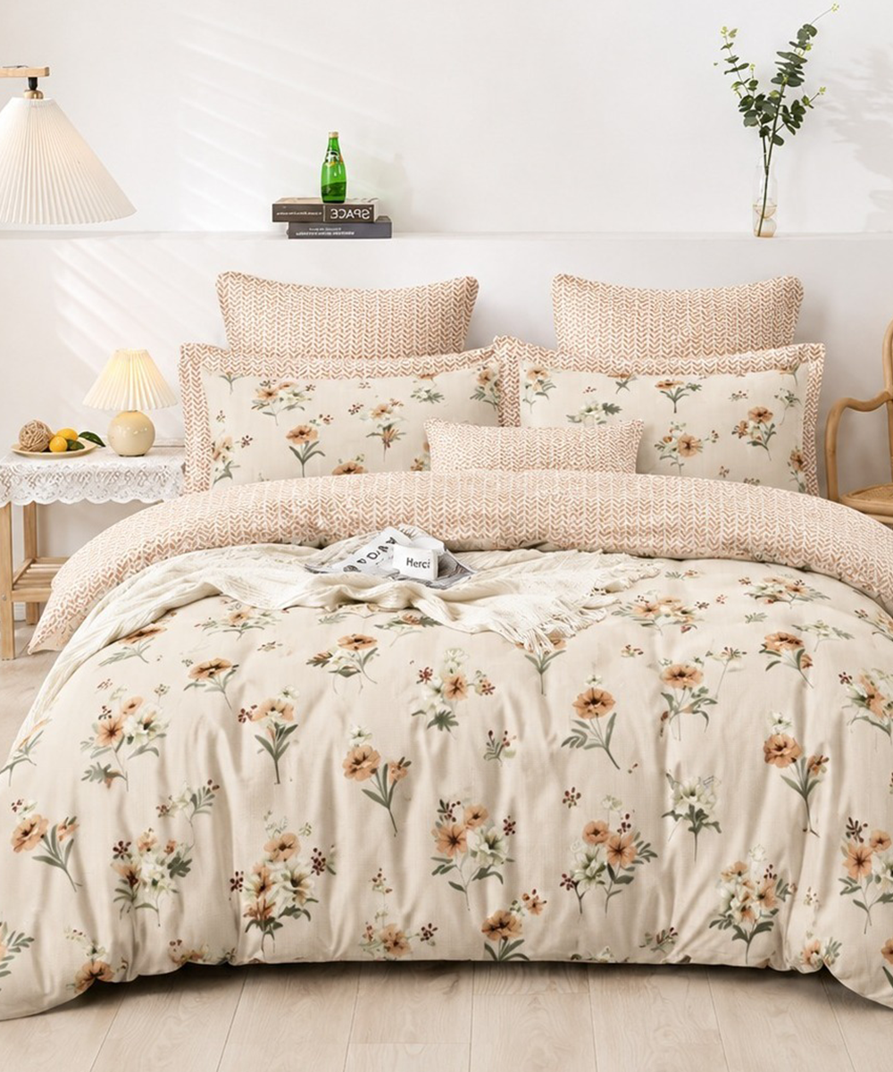 Moon Drape Quilt Bedding Set (4 Pcs) – Golden Meadow