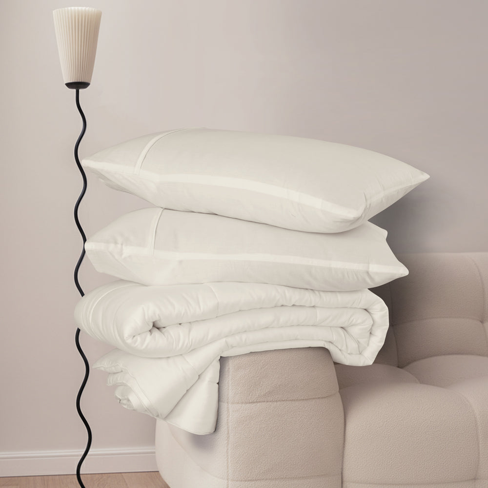 French Home 400 TC Cream White