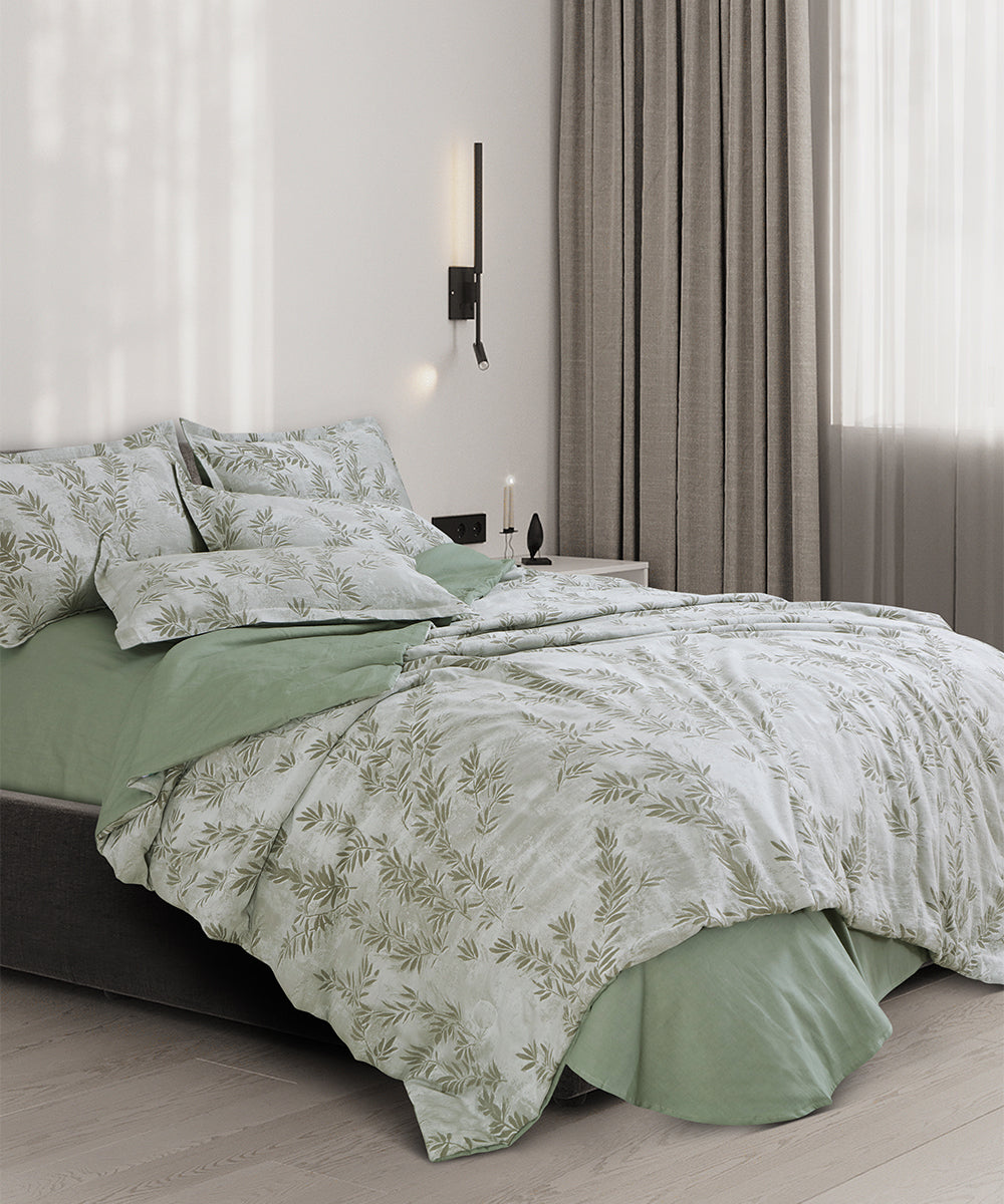 Maison Linen Bedding – Sage Leaf