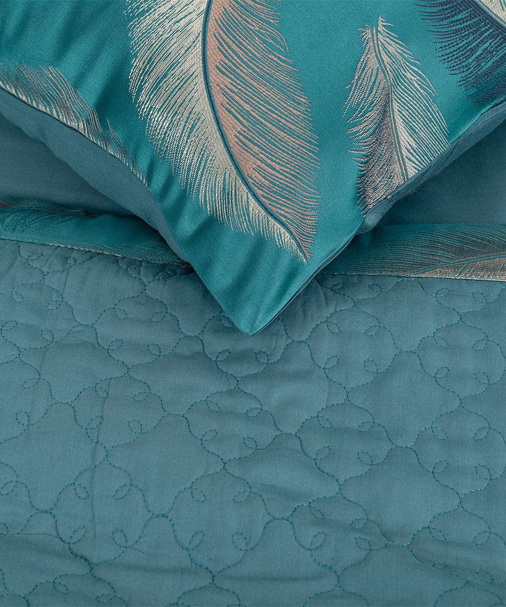 The Vows & Veil Bridal Set of 7 – Emerald Feather