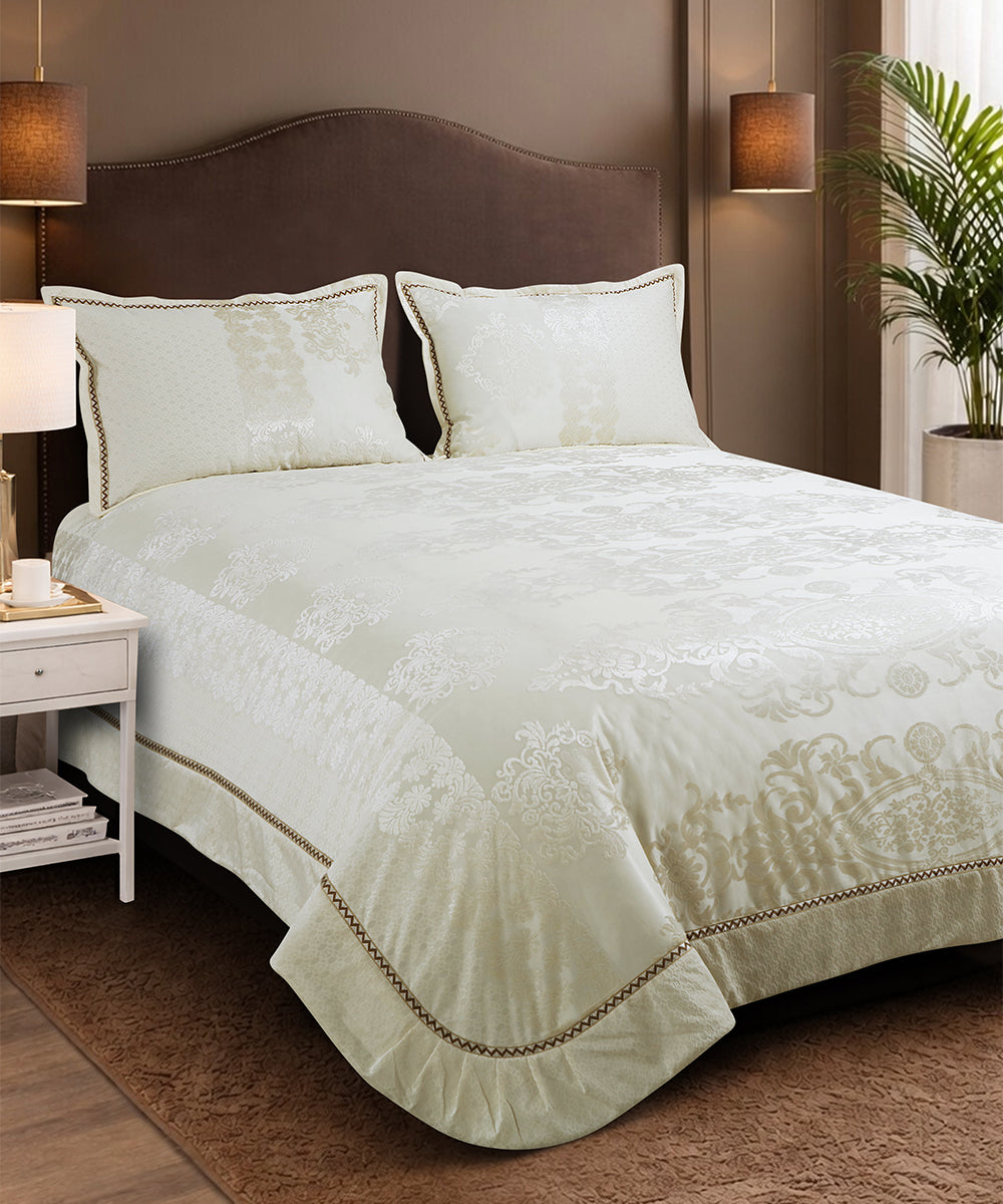Aurelia Soft Champagne Bedcover