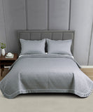 Elegance Bedcover Collection – Mist Grey