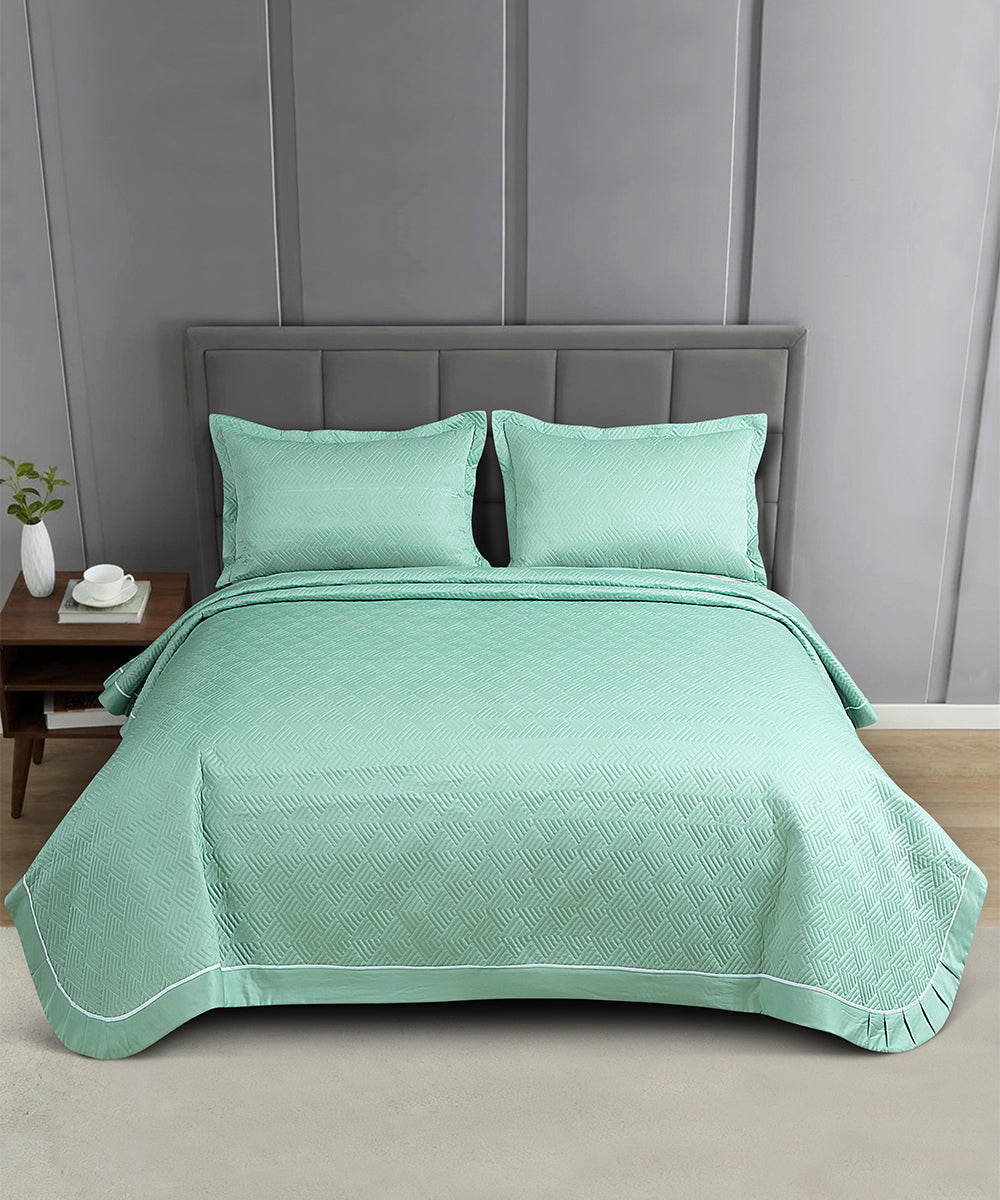 Elegance Bedcover Collection – Mint Green