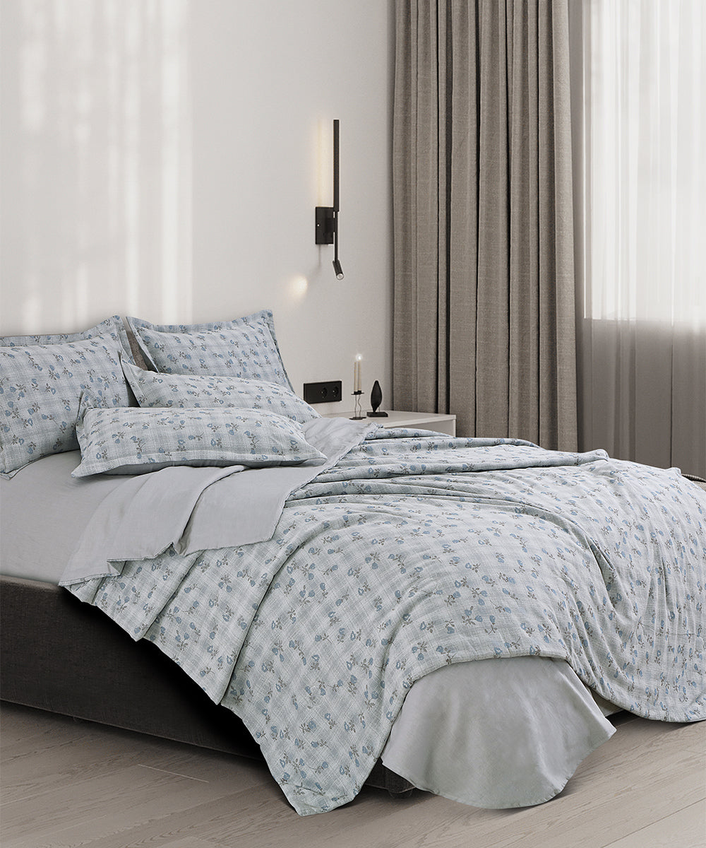Maison Linen Bedding – Bluebell Mist