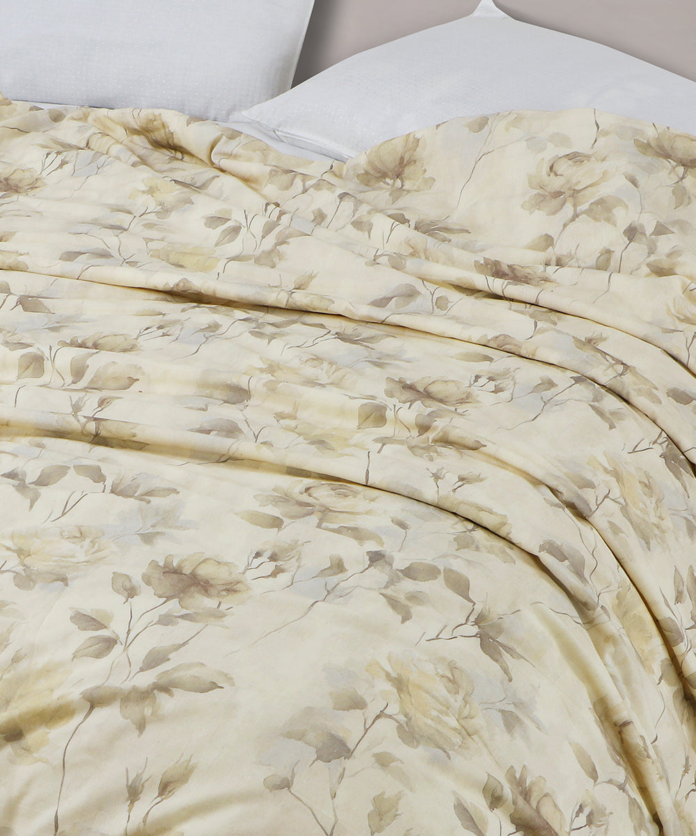 Linen Cotton Dohar – Champagne Rose