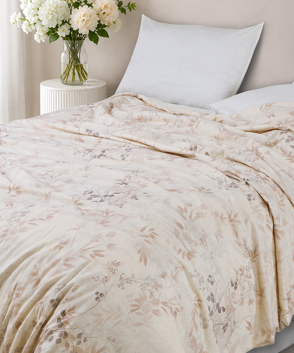 Linen Cotton Dohar – Blush Whisper