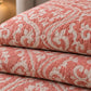 Blush Baroque Trellis Linen Cotton Dohar