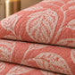 Blush Botanical Leaf Linen Cotton Dohar