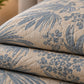 Slate Coastal Palm Linen Cotton Dohar