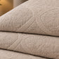 Oatmeal Woven Lattice Linen Cotton Dohar