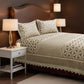 Aurelia Antique Gold Beige Bedcover