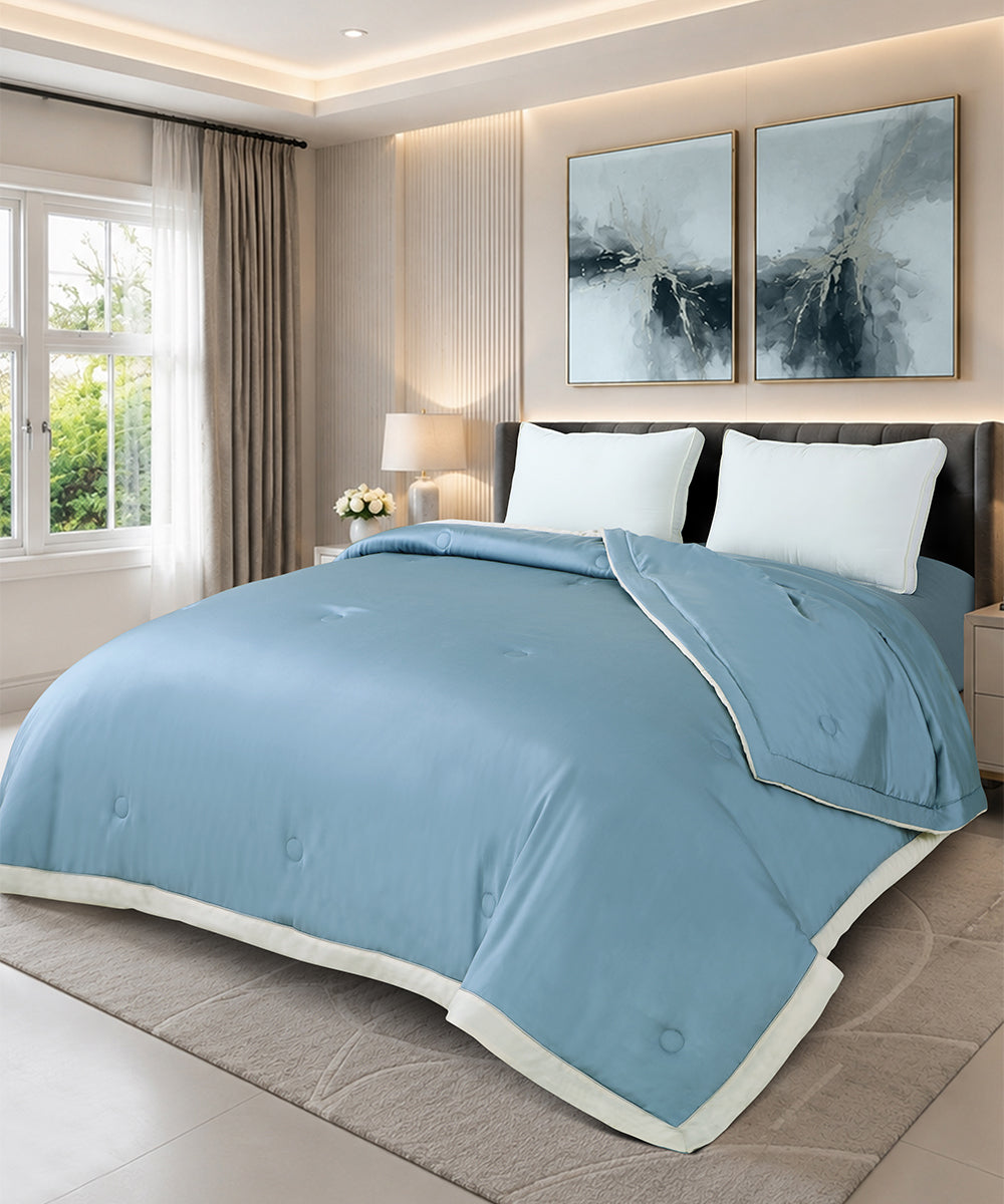 Crochet Tencel Quilt – Aqua Serenity