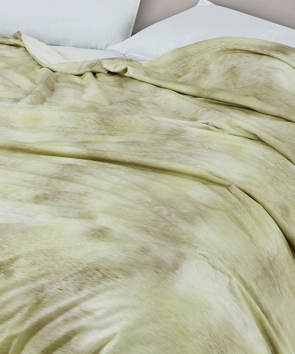 Linen Cotton Dohar – Olive Haze