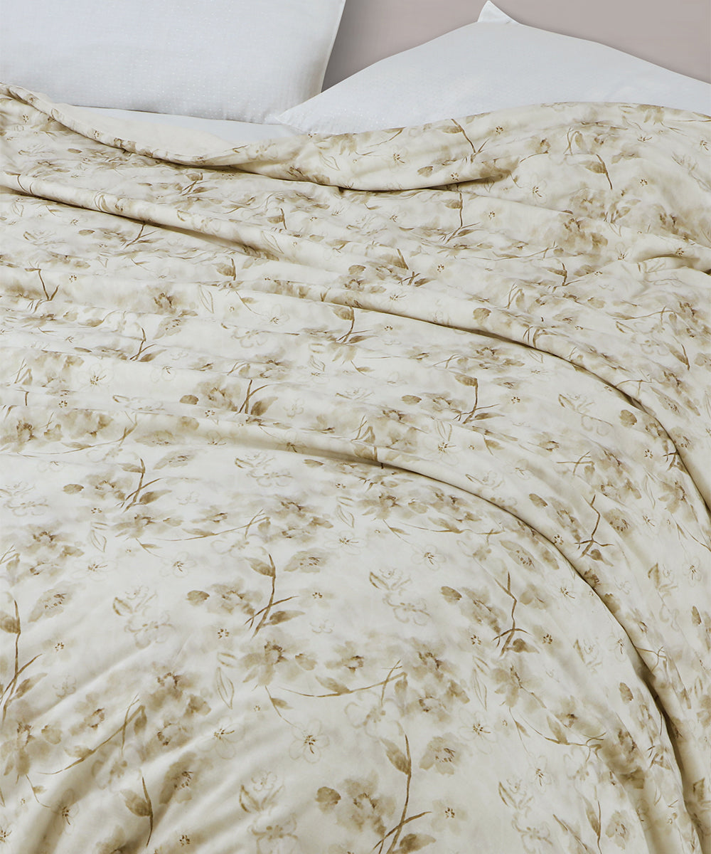 Linen Cotton Dohar – Desert Bloom
