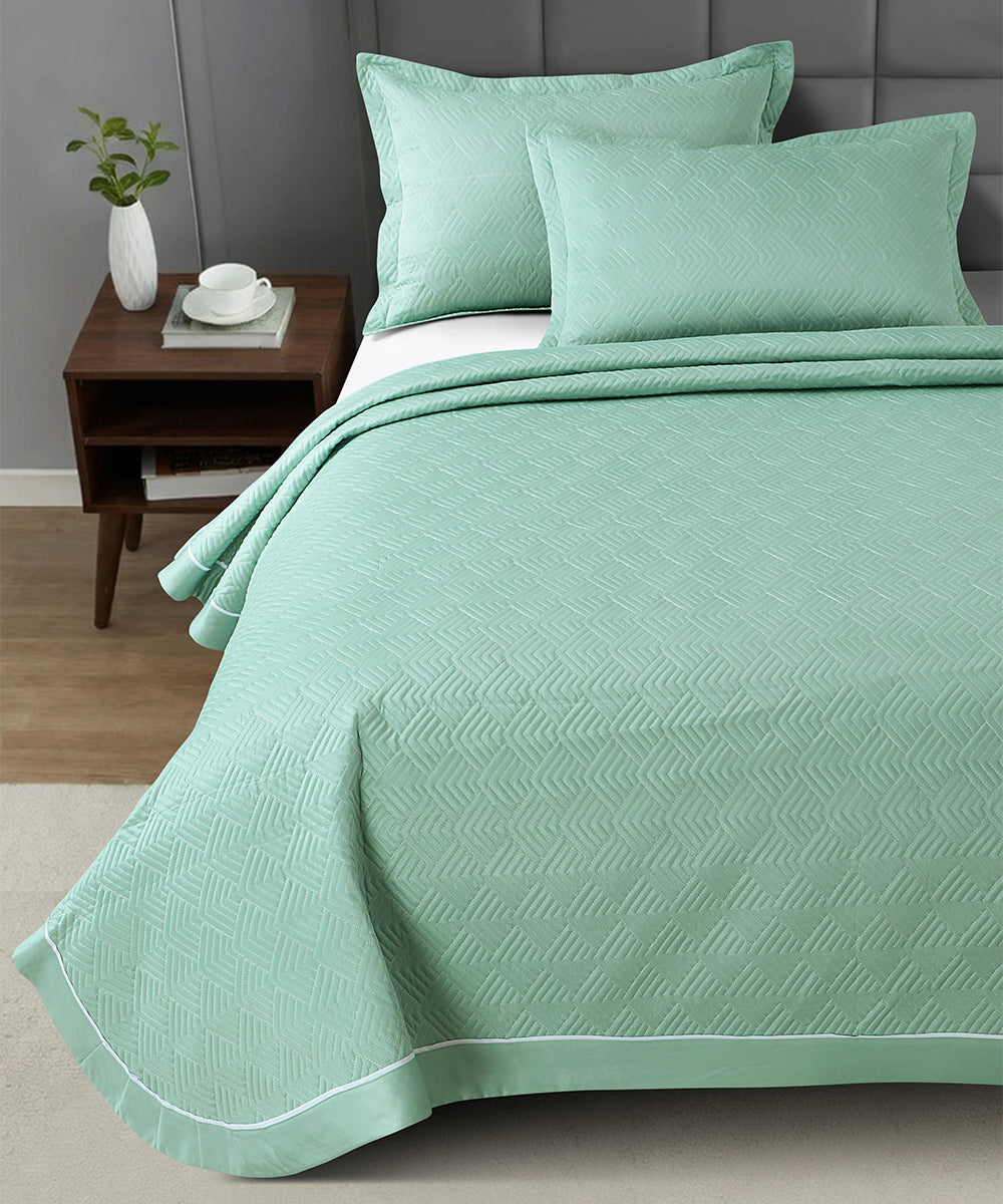 Elegance Bedcover Collection – Mint Green