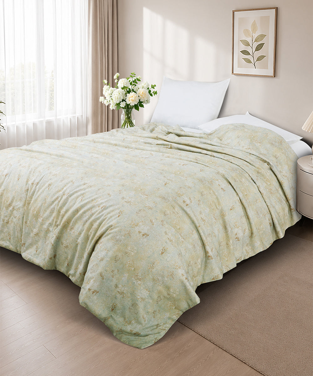 Linen Cotton Dohar – Sage Bloom