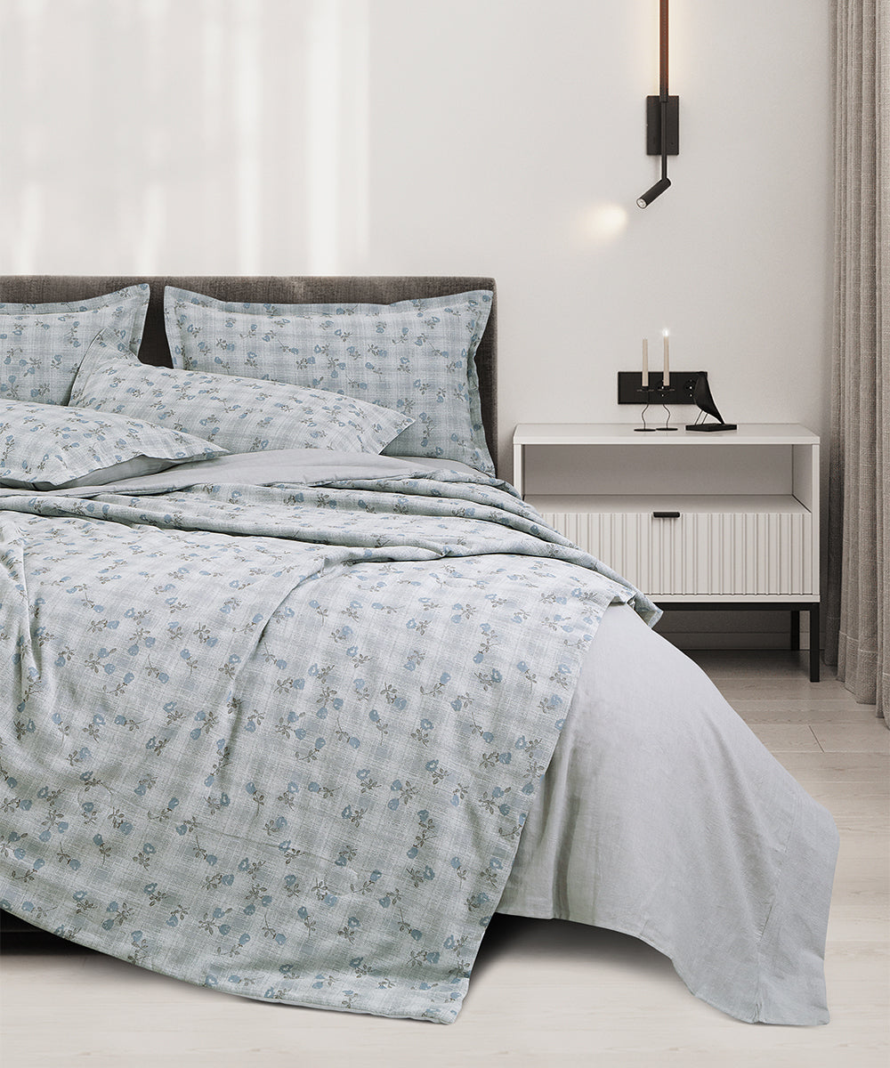 Maison Linen Bedding – Bluebell Mist