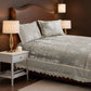 Celestia Silver Sage Bedcover