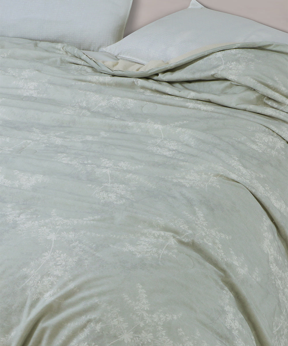 Linen Cotton Dohar – Aqua Whisper
