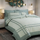 600 Thread Count Imperial Border – Arctic Mist