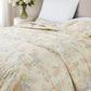 Linen Cotton Dohar – Ivory Blossom