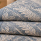 Slate Fern Lattice Linen Cotton Dohar