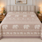 Blush Royal Tusker Linen Cotton Dohar