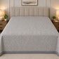 Slate Diamond Trellis Linen Cotton Dohar