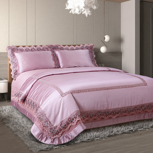 The Lase Trousseau Bedding Set - Pink