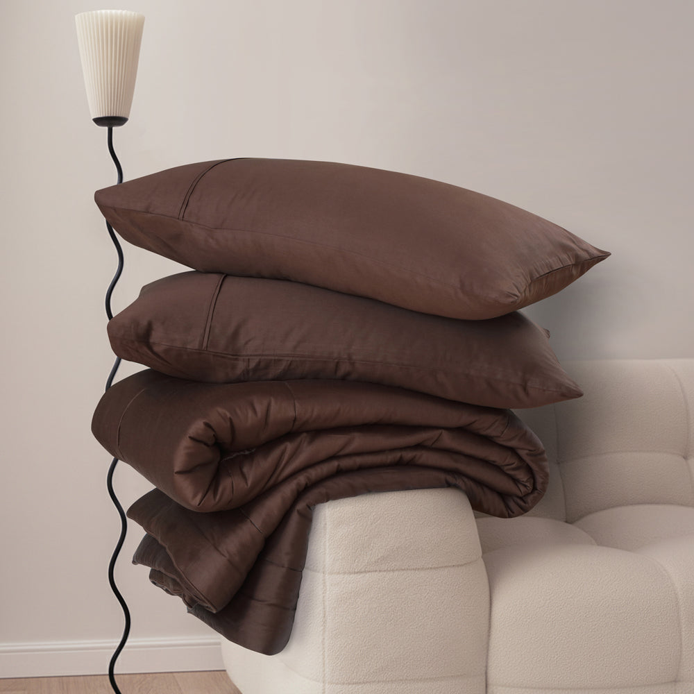 French Home 400 TC Chocolate Brown