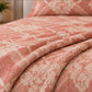 Blush Trellis Damask Linen Cotton Dohar