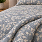 Slate Willow Vine Linen Cotton Dohar