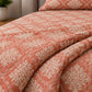 Blush Ogee Medallion Linen Cotton Dohar