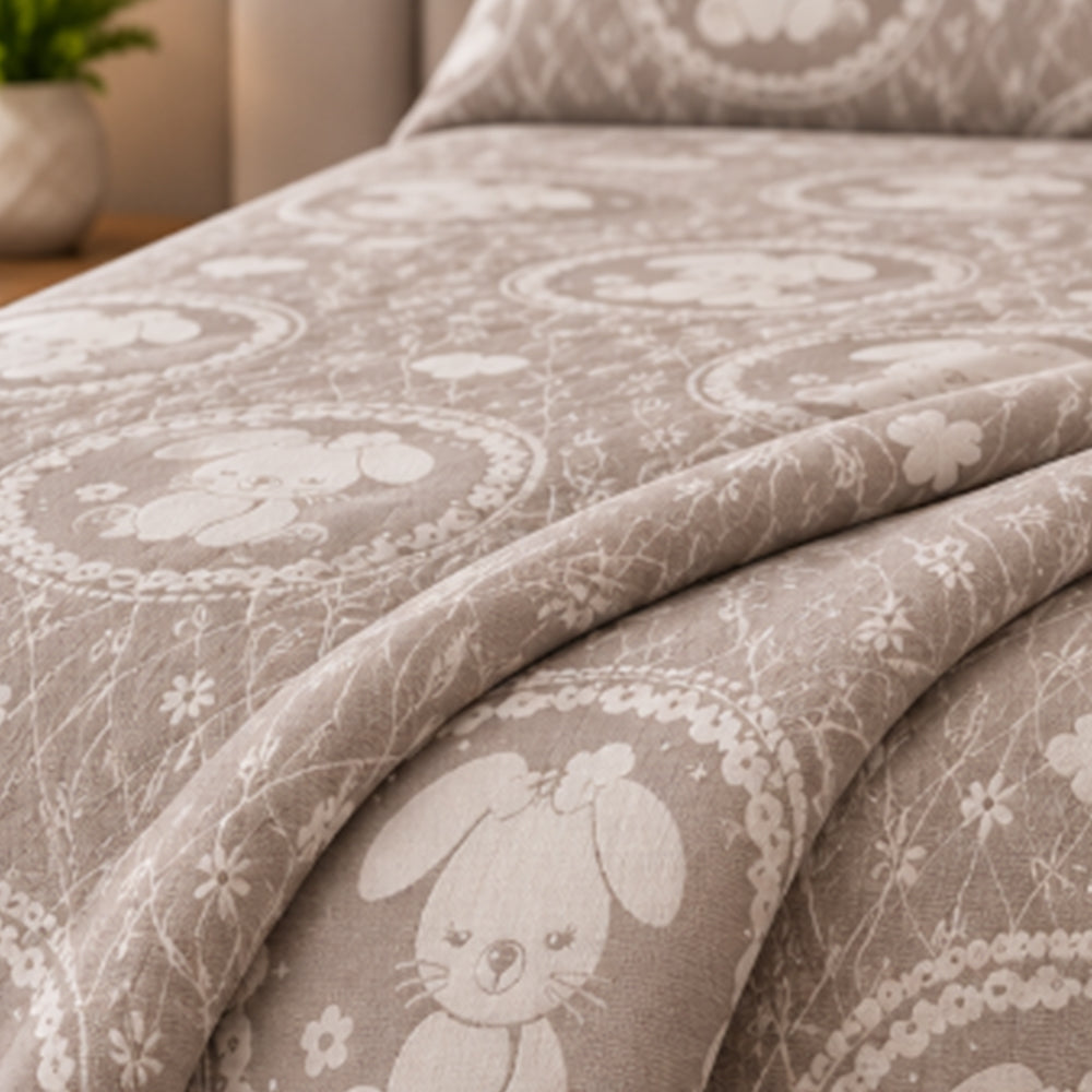 Truffle Rabbit Cotton Linen Dohar