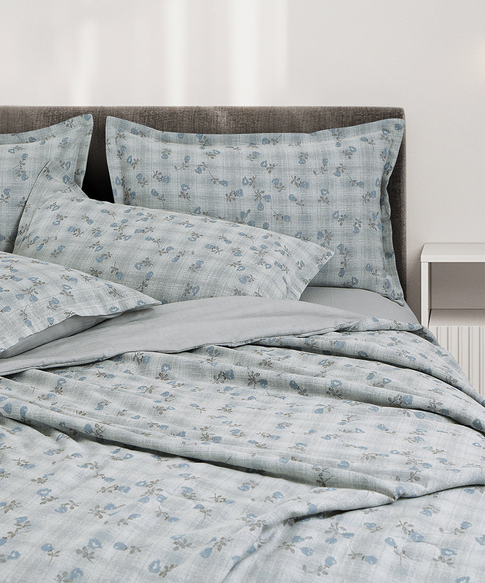 Maison Linen Bedding – Bluebell Mist