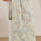 Linen Cotton Dohar – Ivory Blossom